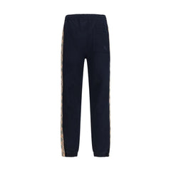 Burberry Blue Cotton Joggers (Workout Pants) - S