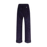 Burberry Blue Cotton Pants