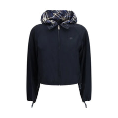 Burberry Blue Polyamide Full-Length Jacket - S