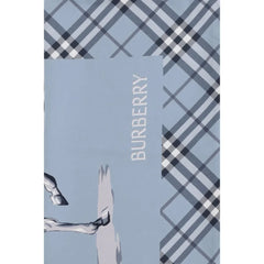 Burberry Blå Silkeskjerf