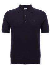 Burberry Blue Wool Polo Shirt - S