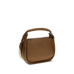 Burberry Brun Kalveskind Bos Taurus Skulder Taske