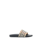 Burberry Brown Rubber Flat Sandals