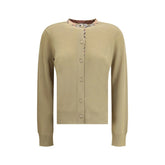 Burberry Brown Wool Cardigan - S