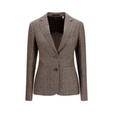 Burberry Brown Wool Oves Aries Blazer - 8