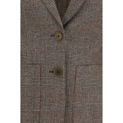 Burberry Brown Wool Oves Aries Blazer - 8