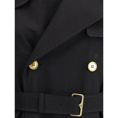 Burberry Castleford long Trench Coat with Check collar - 8 - Trench Coats