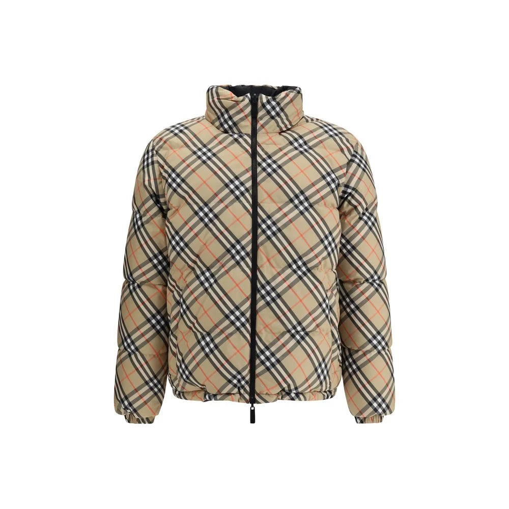 Burberry Check Down Jacket - Puffer Jackets
