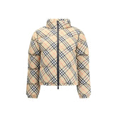 Burberry Check Down Jacket - S - Puffer Jackets