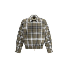 Burberry Check pattern wool Harrington Jacket - IT48 | M - Coats & Jackets