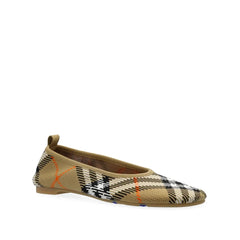Burberry Checkered Knitted Ballerina Shoes - EU38.5/US8.5