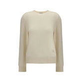 Burberry Cream Cashmere Cashmere Sweater - L