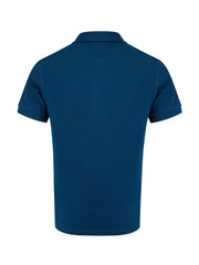 Burberry Deep Teal Blue Cotton Collared Polo Shirt - IT46 | S / Aquamarine Blue - Polos
