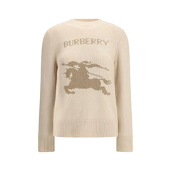 Burberry Equestrian Knight Wool Sweater - L - Sweaters