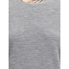 Burberry Gray Cotton Sweatshirt