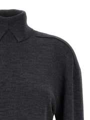 Burberry Gray Wool Cardigan - M