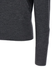 Burberry Gray Wool Cardigan - M