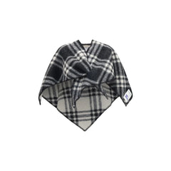 Burberry Gray Wool Oves Aries Scarf
