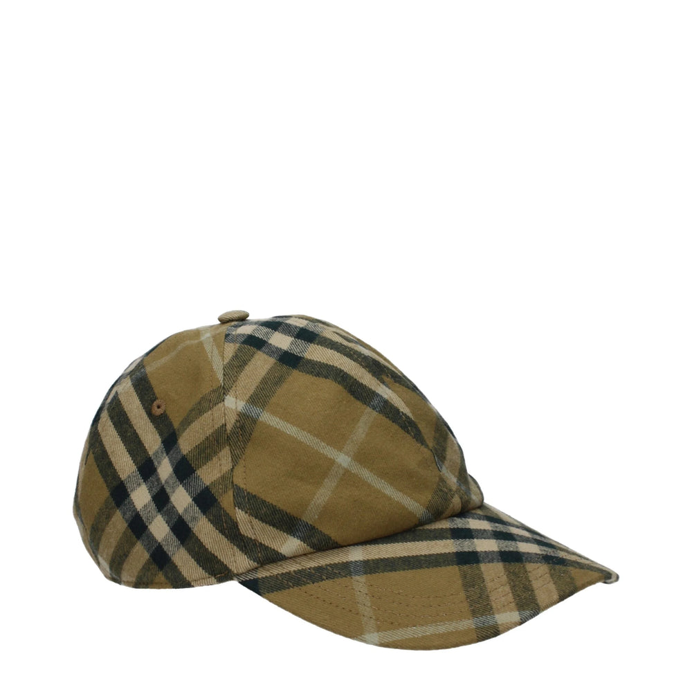Burberry Green Cotton Caps (Baseball Hat)