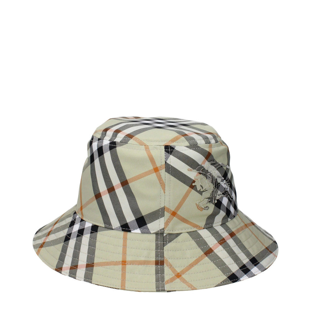 Burberry Green Fabric Bucket Hats - L