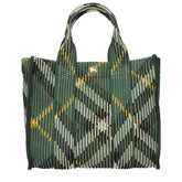 Burberry Green Fabric Handbag