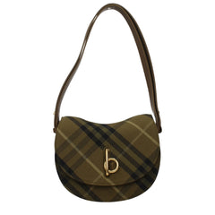 Burberry Green Fabric Shoulder Bag