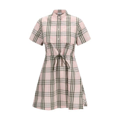 Sukienka casual Burberry wielokolorowa z bawełny - 8