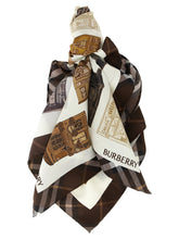 Burberry Multicolor Satin Scarf
