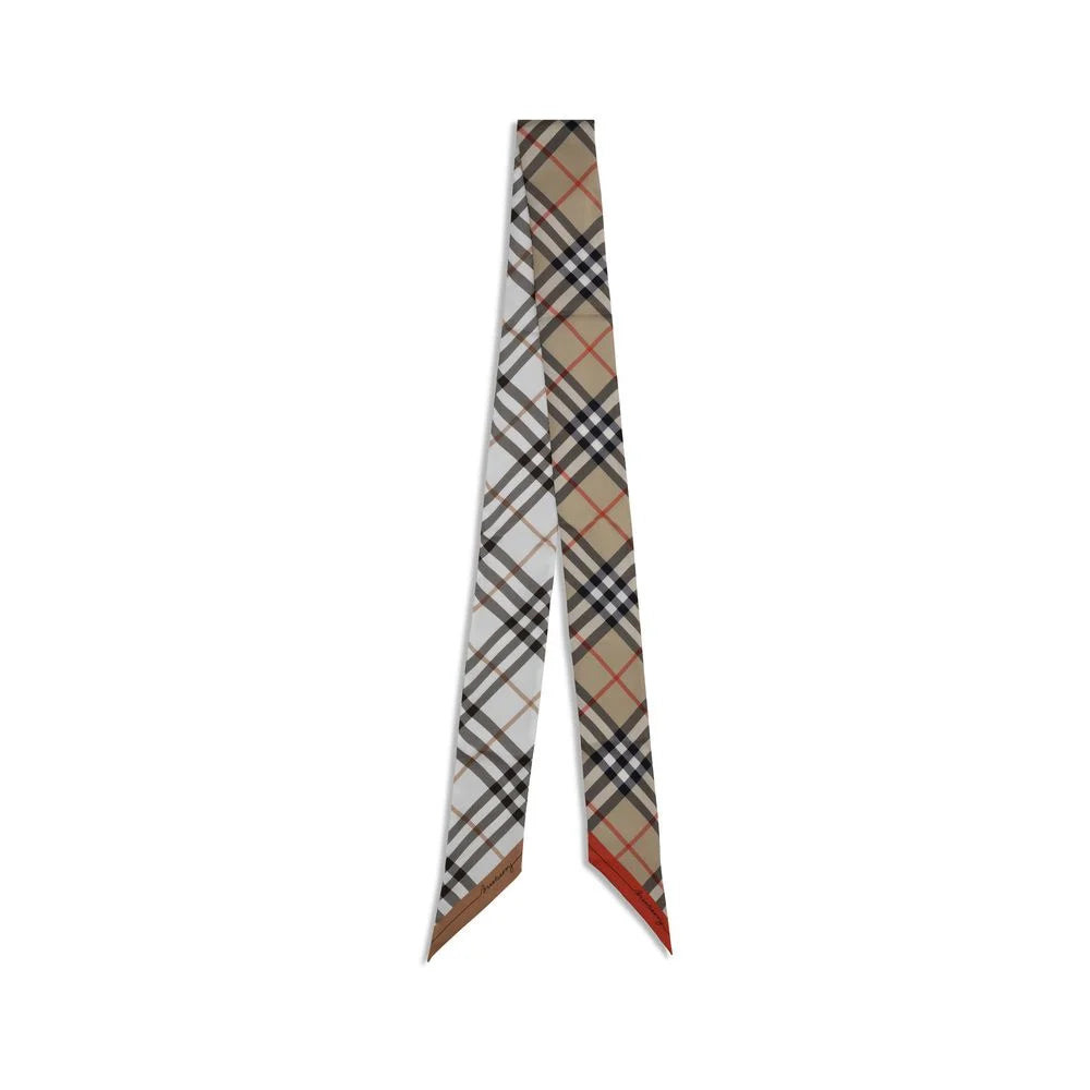 Burberry Multicolor Silk Scarf