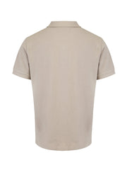 Burberry Pale Stone Cotton Collared Polo Shirt - IT48 | M / Beige - Polos
