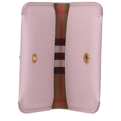 Burberry Pink Leather Cardholder