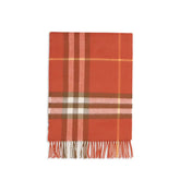 Šál Burberry červený kašmírový