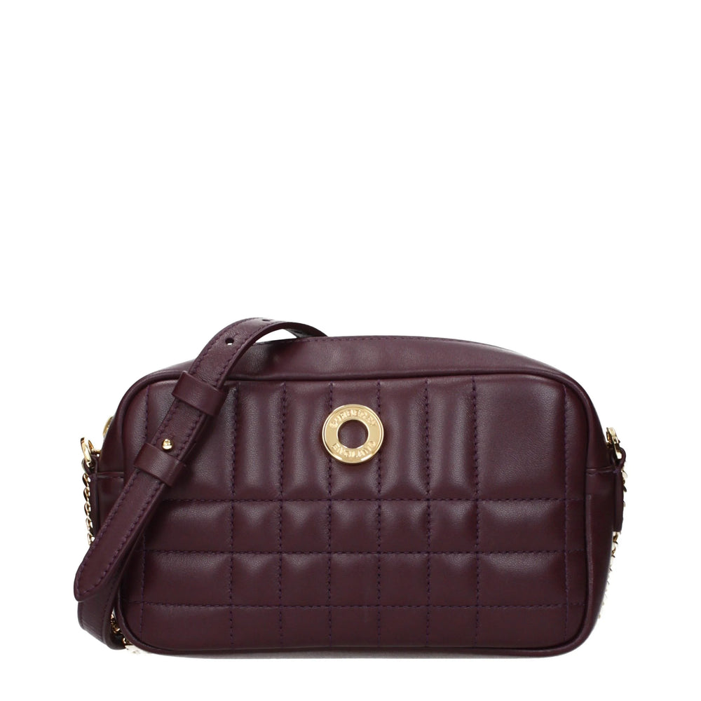 Burberry Red Leather Crossbody Bag