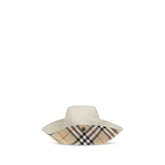 Burberry White Cotton Bucket Hat - S