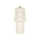 Burberry White Cotton Coat