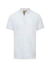 Burberry White Cotton Collared Polo Shirt - Polos