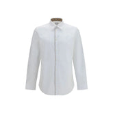 Burberry White Cotton Dress Shirt