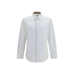 Camisa de algodão branca Burberry