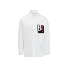 Burberry White Cotton Dress Shirt - XXS