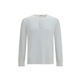 Burberry White Cotton Long Sleeve T-Shirt