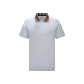 Burberry White Cotton Polo Shirt - S