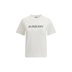 Burberry White Cotton T-Shirt