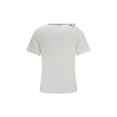 Burberry White Cotton T-Shirt