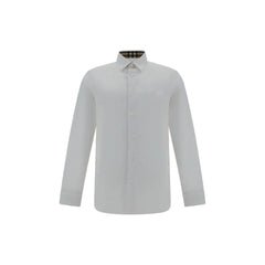 Burberry White Elastane Dress Shirt