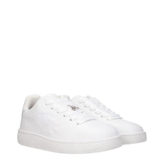 Burberry White Leather Low Tops - EU44/US11