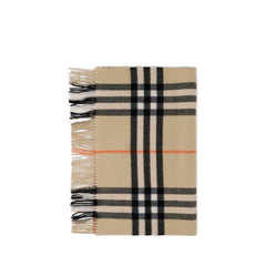 Burberry Wide Check Cashmere Scarf - Scarves & Shawls