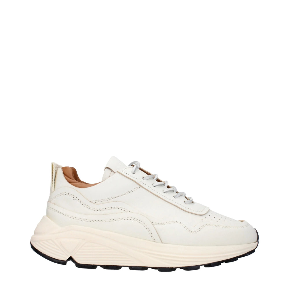 Buttero White Leather Low Tops - Sneakers