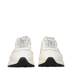 Buttero White Leather Low Tops - Sneakers