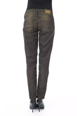 BYBLOS Black Cotton Women’s Regular Jeans - Jeans