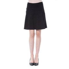 BYBLOS Black Polyester Skirt - IT44 - Skirts